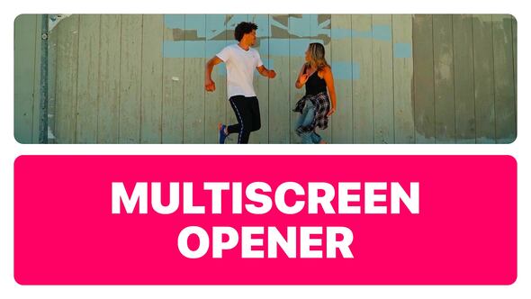 Videohive Multiscreen Opener 51328932 Video Displays template preview