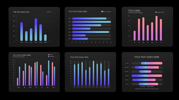 Videohive Infographic Bar Chart Video Template Infographics template preview