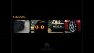Videohive Instagram Trandy Opener | 5120x1080 Openers template preview