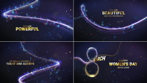 Videohive Happy WomenвЂ™s Day // Happy WomenвЂ™s Day Greetings Openers template preview