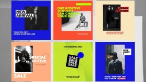 Videohive Square Post | After Effects Titles template preview