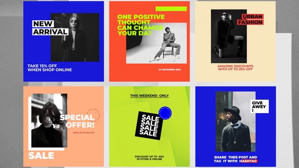 Videohive Square Post | After Effects Titles template preview