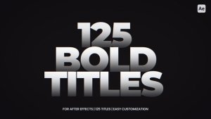 Videohive Must-Have Titles For After Effects Titles template preview