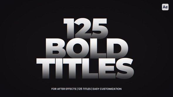 Videohive Must-Have Titles For After Effects Titles template preview