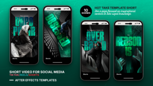 Hot Take Short Video Template Product Promo template preview