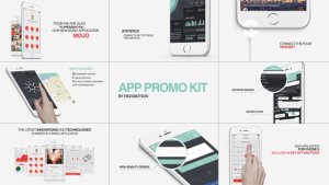 App Promo Kit Video Displays template preview