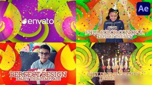 Videohive Childrens Opener for After Effects Openers template preview