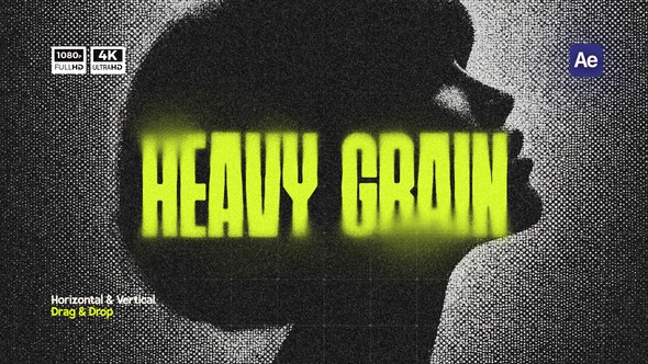 Videohive Heavy Grain Overlay Elements template preview