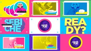 Extrude Video Displays template preview