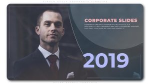 Videohive Circle Style Corporate Timeline Openers template preview