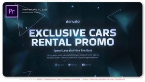 Exclusive Cars Rental Promo Premiere Pro template preview