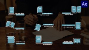 Videohive Author Titles | After Effect Titles template preview