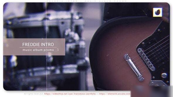 Videohive Freddie Intro - Music Album Promo Openers template preview