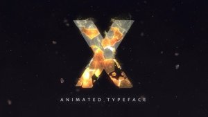 Videohive Fracture Titles - Animated Typeface Titles template preview