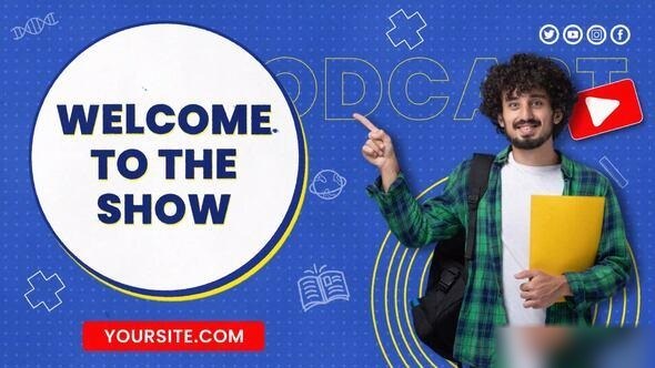 Videohive Podcast Intro 56665810 Openers template preview