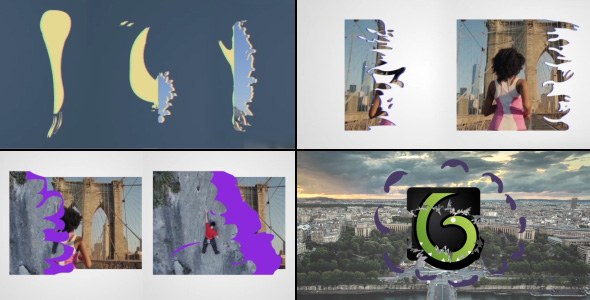 Videohive Liquid Logo Opener Logo Stings template preview