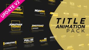 Videohive Animation Title Pack Titles template preview