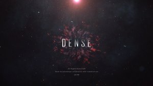 Dense | Trailer Titles Video Displays template preview