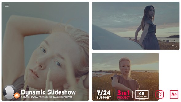 Videohive Dynamic Slideshow 37675533 Broadcast-packages template preview