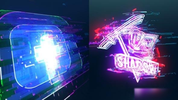 Videohive Reverse Glitch Logo Logo Stings template preview