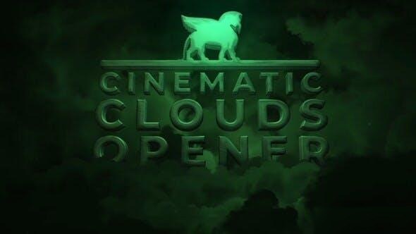 Videohive Cinematic Thunder Clouds Opener Openers template preview