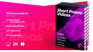 Videohive Short Promo Videos. Set v.1 (Promo projects | Sound FX | Typography & more) Openers template preview