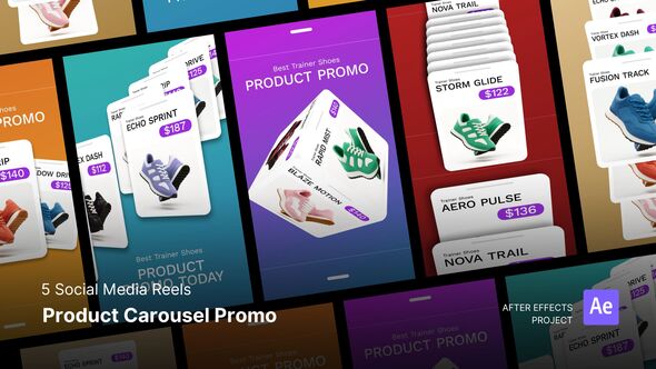 Videohive Reels - Product Carousel Promo After Effects Template Product Promo template preview