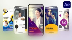 Videohive Instagram - Business 02 Video Displays template preview