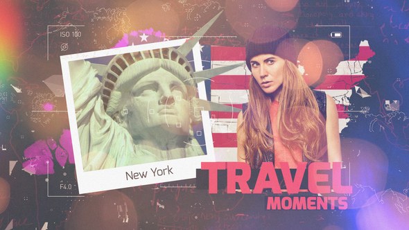 Videohive Travel Moments Slideshow Video Displays template preview