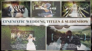 Videohive Cinematic Wedding Slideshow - After Effects Templates Video Displays template preview