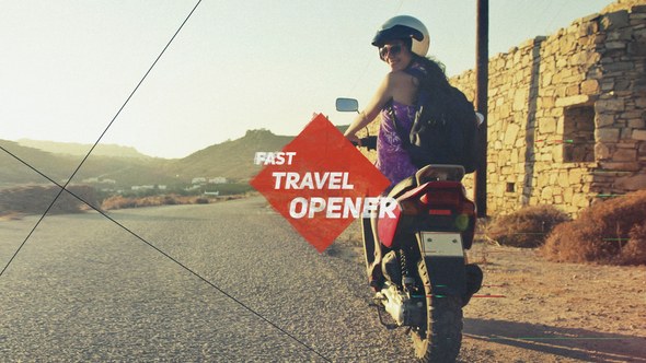 Videohive Fast Travel Opener Openers template preview