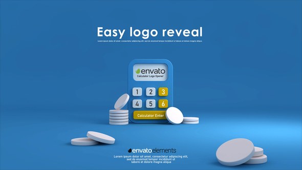 Videohive Calculator Logo Logo Stings template preview
