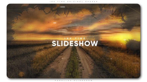 Videohive Ink Time Parallax Slideshow Openers template preview