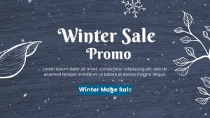 Videohive Winter Sale Promo 49420587 Product Promo template preview
