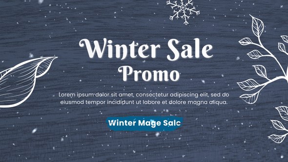 Videohive Winter Sale Promo 49420587 Product Promo template preview
