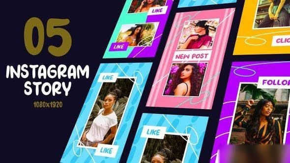 Videohive Instagram Frame After Effects Template Elements template preview