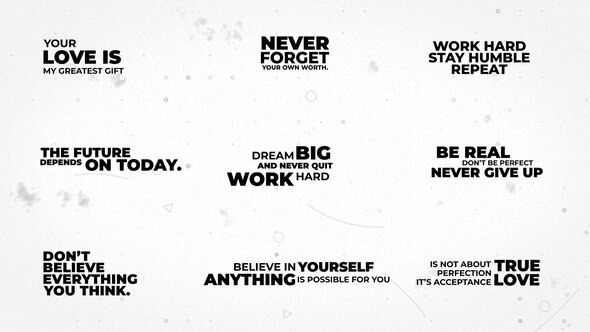 Videohive Minimal Titles | AE 58014812 Titles template preview