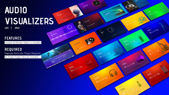 Videohive Audio Visualizer, Sound Keys Visualizer, Podcast Visualizer 4K Broadcast-packages template preview