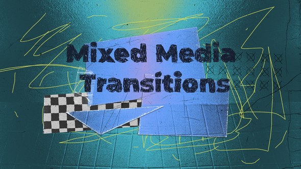 Videohive Mixed Media Transitions Elements template preview