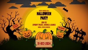 Videohive Halloween Party 54802841 Video Displays template preview