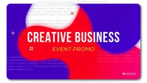 Videohive Creative Business Event Promotion Openers template preview