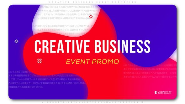 Videohive Creative Business Event Promotion Openers template preview
