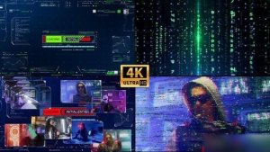Videohive Digital System Intro Openers template preview