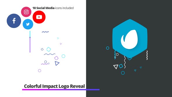 Videohive Colorful Impact Logo Reveal Logo Stings template preview