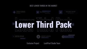 Videohive Name Tag | Logo Lower Third Titles template preview