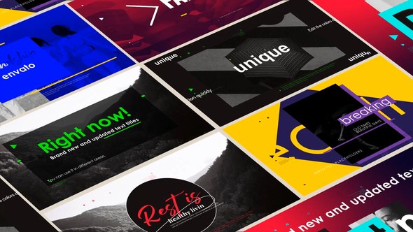 Videohive Titles Design Titles template preview