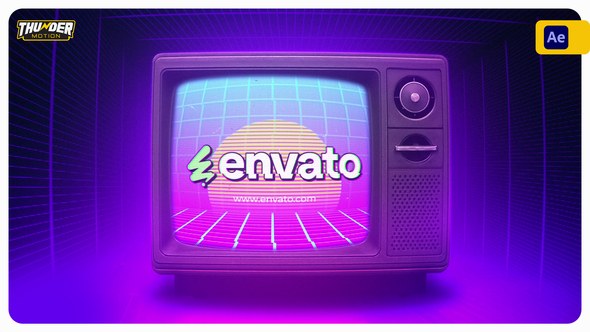Videohive Retro TV Intro 59674683 Logo Stings template preview