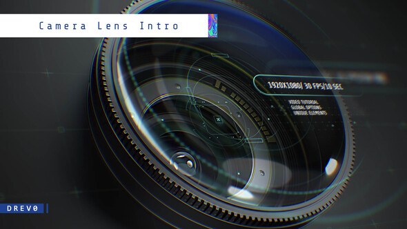 Videohive Camera Lens Intro Openers template preview
