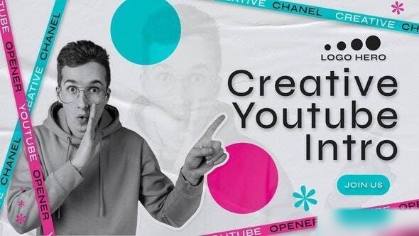Videohive YouTube Vlog | Podcast Intro Openers template preview