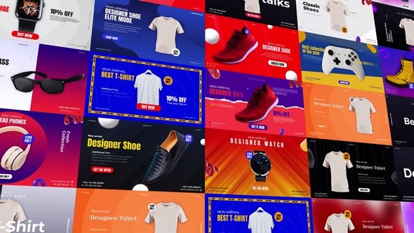Videohive Trending Product Promo Video Displays template preview